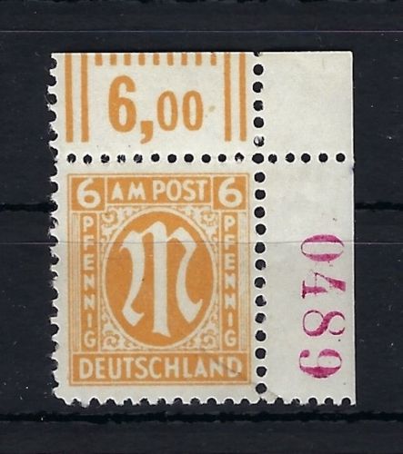 Bizone AM Post, Mi 20 Cz r4 **, gez. 11 1/2 : 11, ME 600€