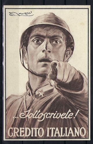 Italien, Propaganda 1. WK, „Sottoscrivete Credito Italiano“