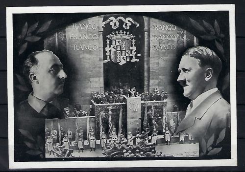 Propagandakarte „Heimkehrer der Legion Condor