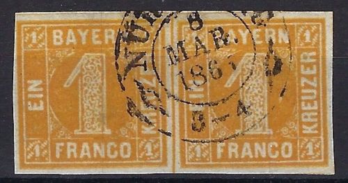 P) Bayern Mi 8 ° waagerechtes Paar