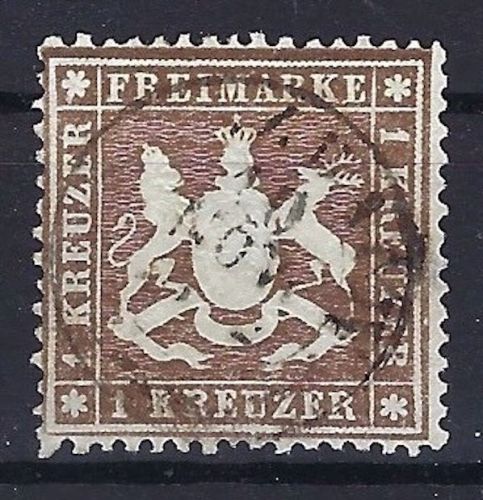P) Württemberg Mi 16 y b ° signiert