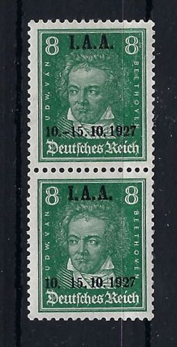 DR IAA Mi 407 ** senkrechtes Paar, ungefaltet