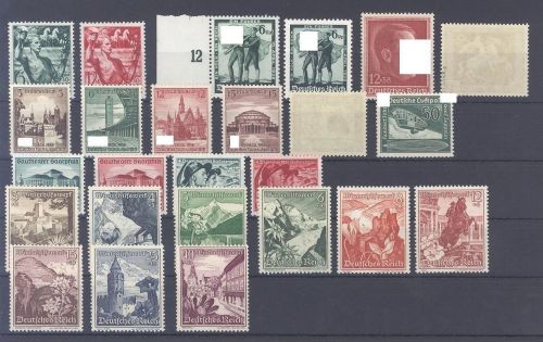 DR Ex Mi 661-685 postfrisch, Jahrgang 1938 ohne Mi 672