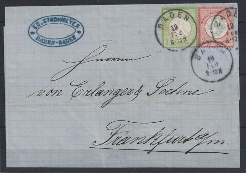 P) Baden Nachverwendung auf DR Mi 7-8 MiF n. Frankfurt a. M.