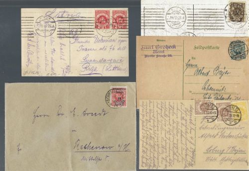 Memel kleine Belegepartie EF / MeF