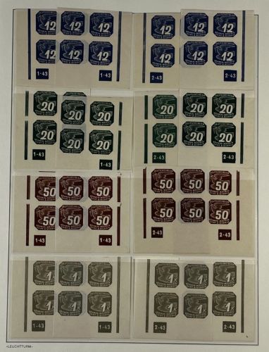 P) Böhmen u. Mähren Zulassungsmarken, Teil Spezialsammlung mit Pl. Nr.