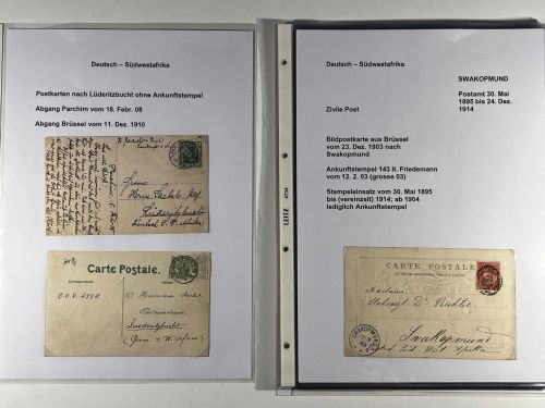 P) DSWA Ansichtskarten / Ganzsachen aus Ausstellungssammlung