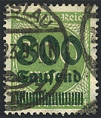 P) DR Mi 307 °, gepr. Infla Berlin, ME 2.000 €