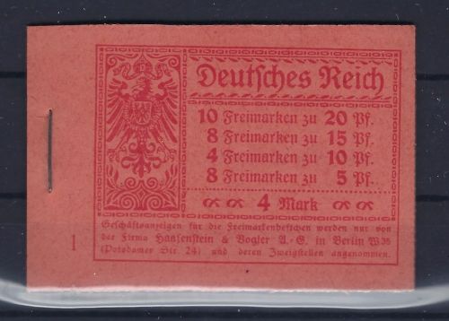 C) DR Germania, MH 13 B 1 ONr. 1 ** einwandfrei, FFA Weinbuch BPP