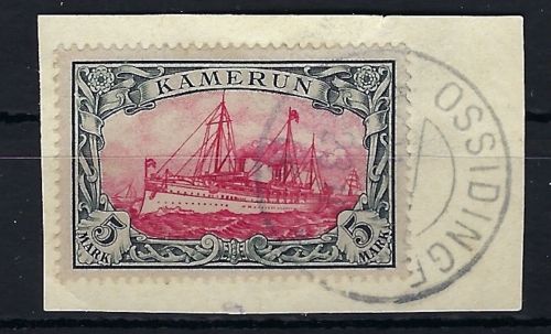 Kamerun Mi 19 °, ohne WZ, Luxus Briefstück, ME 600€