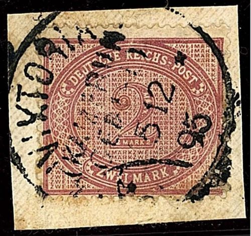 P) Kamerun Vorläufer, Mi V 37 c D Briefstück, SEHR SELTEN !; FFA BPP