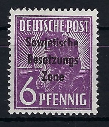 SBZ Mi 183 b** einwandfrei, gepr. Paul BPP