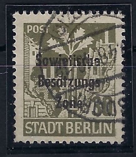 SBZ Mi 206 Awbz °, gepr. Paul BPP, ME 400€