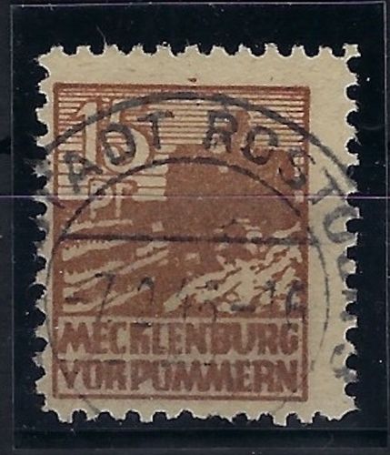 Meck. Vorpommern Mi 37 za °, gepr. Kramp BPP, ME 350€