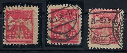 Meck. Vorpommern Mi 18 a, b, c ° gepr.. Kramp BPP, ME 166€