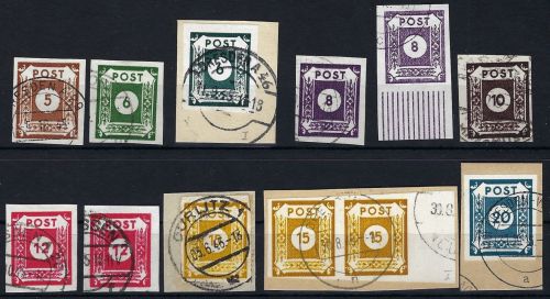 Ost Sachsen 12 Werte °, bessere Typen mit FFA Ströh BPP, 1.700€