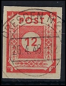 Ost Sachsen Mi 60 aU °, gep. Zierer BPP, ME 120€