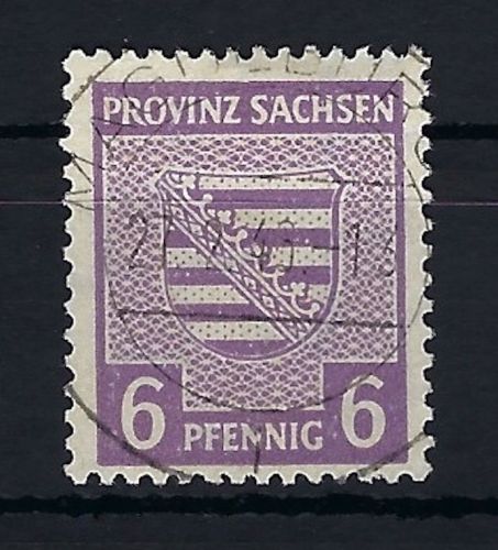 Provinz Sachsen Mi 76 Xb °, gep. Ströh BPP, ME 850€
