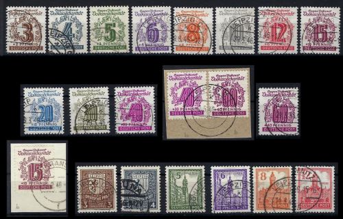 W. Sachsen mi 138Y-155Y°, mit 145, 148, 149 Yb, alle BPP gep. ME 300€