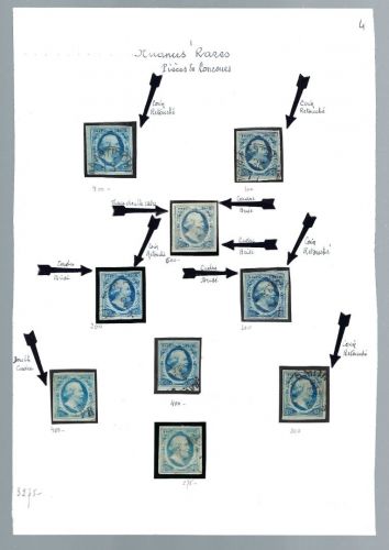 Niederlande Mi 1, Partie aus urige Spezialsammlung, gestempelt, Teil 4