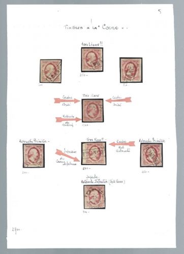Niederlande Mi 2, Partie aus urige Spezialsammlung, gestempelt, Teil 5
