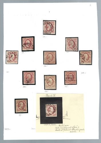 Niederlande Mi 2, Partie aus urige Spezialsammlung, gestempelt, Teil 6
