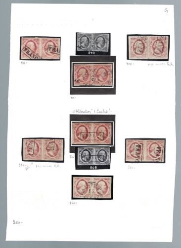 Niederlande Mi 2, Partie aus urige Spezialsammlung, gestempelt, Teil 9