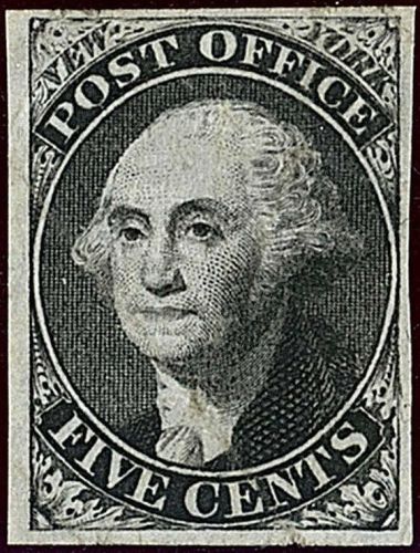 P) USA Postmeistermarken, Mi 2 IV ohne Gummi, ME 3.500€, mit Mängel