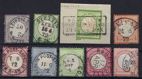 C) DR Brustschilde Zusammenstellung, 9 Werte °, ME 485€