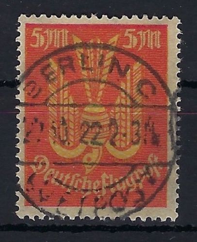 C) DR Mi 218 F I ° Ideal gestempelt, gep. Infla Berlin, ME 160€