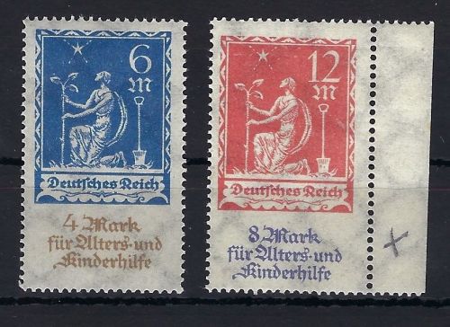 C) DR Mi 233 PF III , 234 PF IV , beide ** gep. Infla Berlin, ME 180€