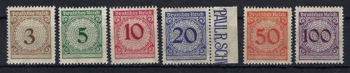 C) DR Mi 338-343 **, Mi 343 gepr. Schlegel BPP, ME 120€