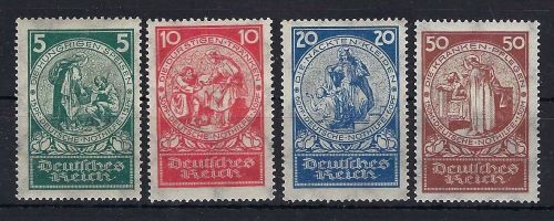 C) DR Mi 351-354 **, Mi 353-354 gepr. Schlegel BPP, ME 190€