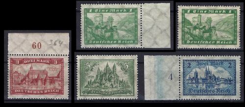 C) DR Mi 364-367 ** inklusive 364 y, gep. Schlegel BPP, ME 500€