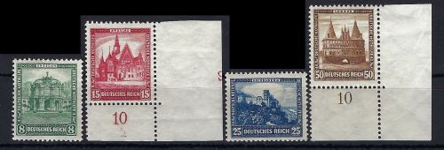 C) DR Mi459-462 **, 461-462 gepr. Schlegel BPP, ME 240