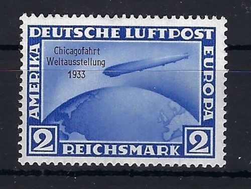 C) DR Chicagofahrt 1933, Mi 497 ** gepr. Schlegel BPP, ME 350€