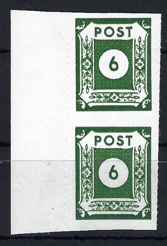 C) Ost Sachsen Mi 43 B I Uw **, senk Paar, gep. Ströh BPP, ME 200€