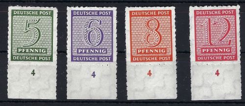 C) West Sachsen Mi 116-119 CX ** einwandfrei, ME 150€