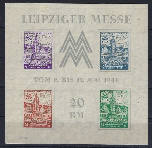 C) W. Sachsen Block 5 Xb * mit Falzreste, FA Dr. Jasch BPP, ME 700€