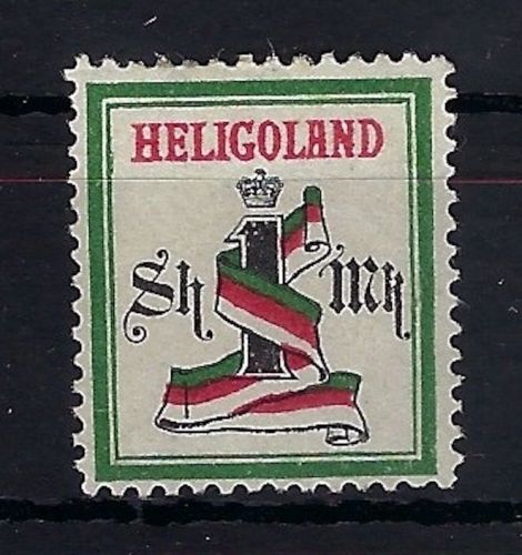 Helgoland Mi 19 Ac * mit Falzspur und Gummi