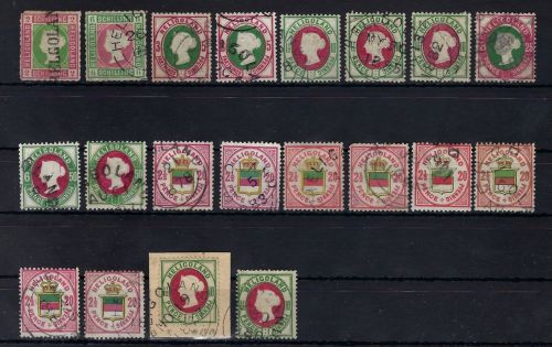 Helgoland gestempeltes Lot aus Mi 3 - 18, ME billigst 1.310€