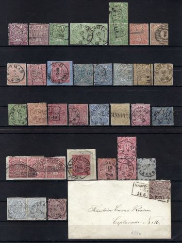 NDP gestempeltes Lot auf 2 Steckkarten, ME 700€