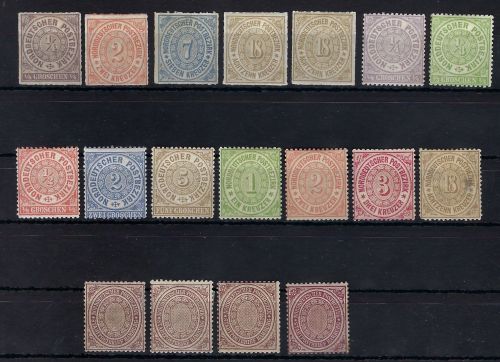 NDP ungebrauchtes Lot aus Mi 1 - 24 * / (*), ME 530€