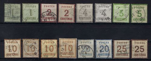 NDP OPD-Elsass/Lothringen, Mi 1 I - 7 I °, billigst ME 1.120€