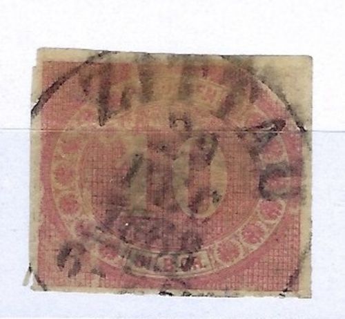 Preußen Mi 20° K1 Zittau, ideal gestempelt , typische Farbabblätterung