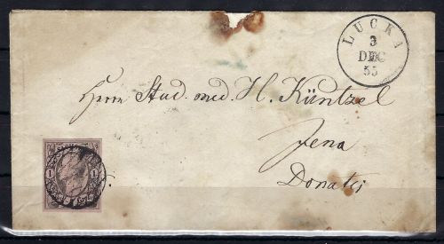 Sachsen Mi 9 I als EF mit K1 Lucka n. Jena mit Transit K1 Apolda