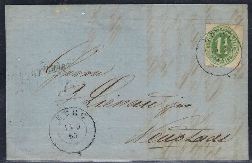 Schleswig-Holstein Mi 9 EF mit K2 Berg n. Neustadt