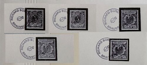 Dt. Kolonien Marianen Michel 1-6 II **, ohne Mi 4