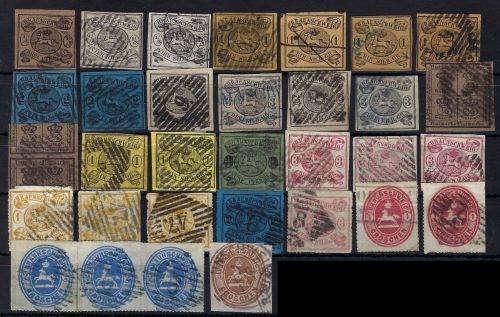 Braunschweig gestempelte Partie mit besseren Werten, ME 6.300€