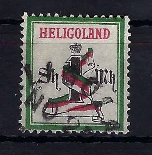 Helgoland Mi 19 ° sig. grobe, ME 280€